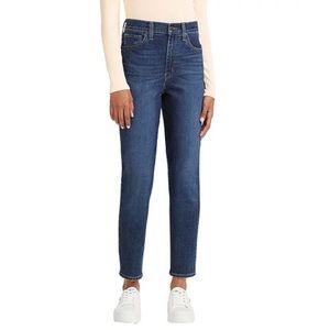 Levi’s High waisted dark wash mom jeans - 31